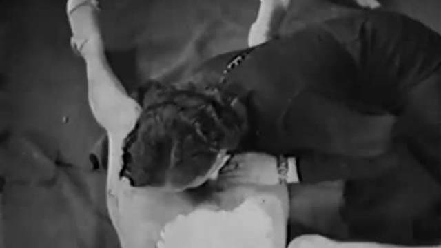 Vintage porn from the 1930s - girl-girl-guy threesome